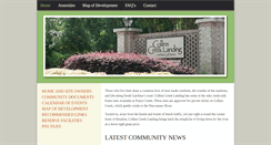 Desktop Screenshot of collinscreeklanding.com